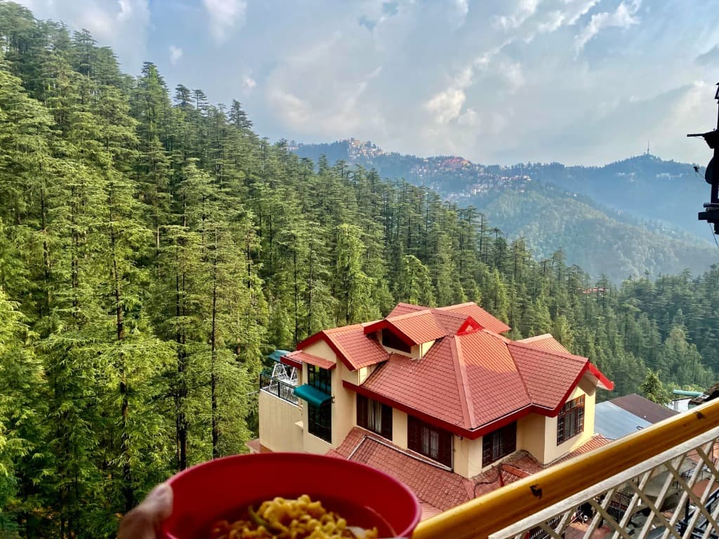 Hot Mountain Maggi on Balcony